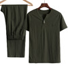 PDD-AFJY200803新款时尚气质休闲弹力棉麻短袖T恤长裤两件套TZF 商品缩略图4