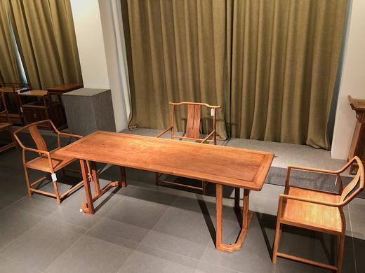 红桥红  家具严选  缅甸花梨（大果紫檀）  【216 新中式茶桌 七件套】 商品图3