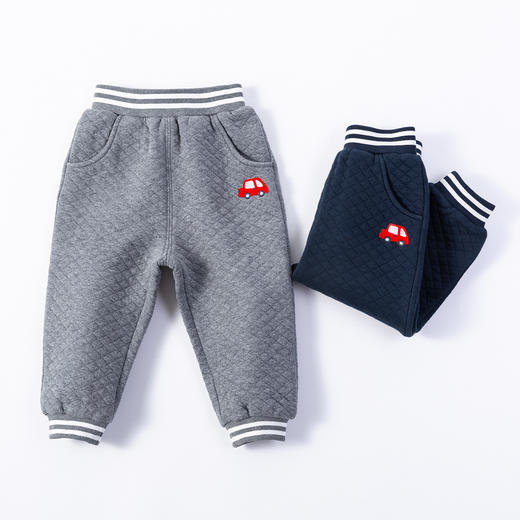 贝贝怡男童秋冬休闲时尚夹棉长裤棉裤204K2064 商品图0