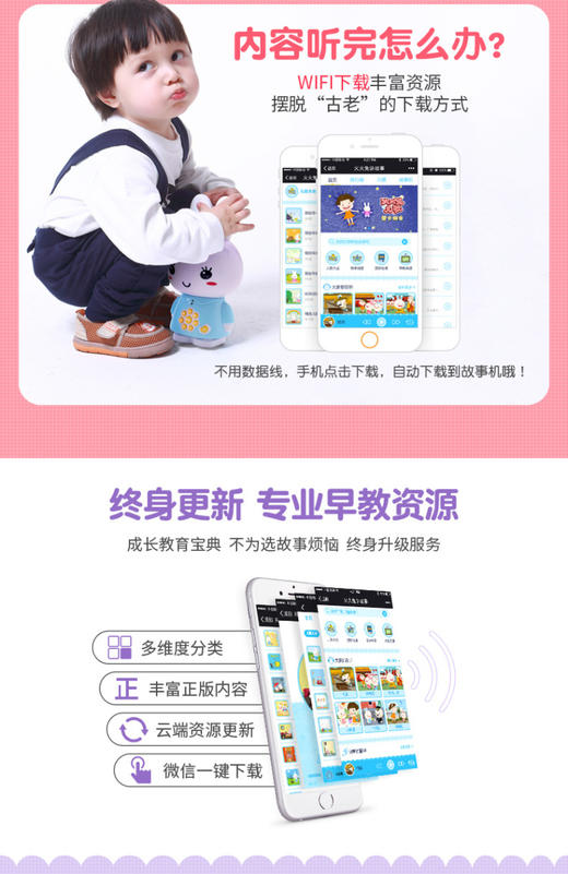 火火兔G6S早教机故事机智能WiFi粉色JPY带授权招加盟代理 商品图11