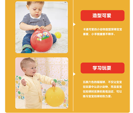 美国费雪(Fisher Price)儿童玩具球一套24个球送打气筒拍拍球甩甩球摇摇球JPY带授权招加盟代理 商品图14