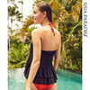 sisia新款黑色沙滩裙 比基尼性感透明网纱裙保守度假半身裙超短裙SS201W08S07 商品缩略图1