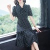 时尚韩版，显瘦气质洋气波点连衣裙YKYM-020-8218 商品缩略图3