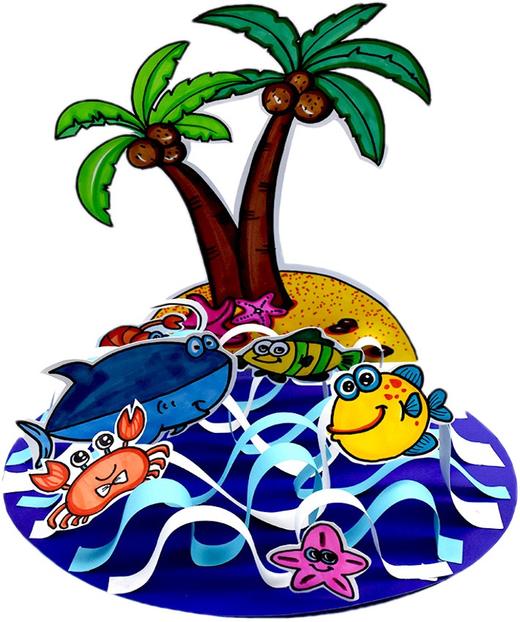 《立体画美丽海洋》【自动发货：下单后，点击手机短信中收到的链接，即可获取文件下载的链接；如有任何问题，可添加客服微信hm33268获得帮助】
 商品图0