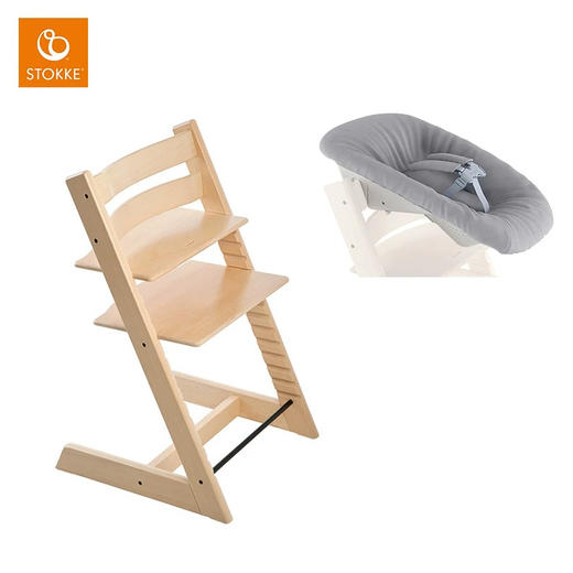 挪威 Stokke Tripp Trapp 成长椅儿童婴儿餐椅座椅+新生婴儿套件TT学习椅 商品图1