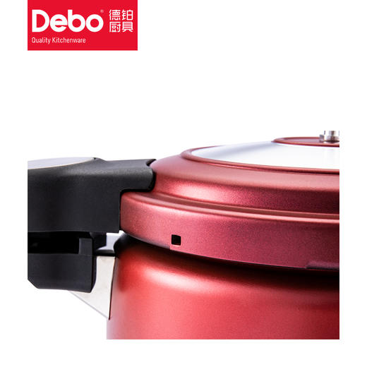 Debo德铂德国品牌铂特合金压力锅燃气电磁炉通用.中国红4L大容量 商品图6