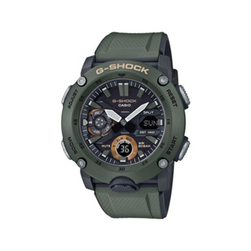【全球联保】日本卡西欧CASIO G-SHOCK GA-2000系列复古运动男表 GA-2000-3AJF 日本直邮JPY带授权招加盟代理