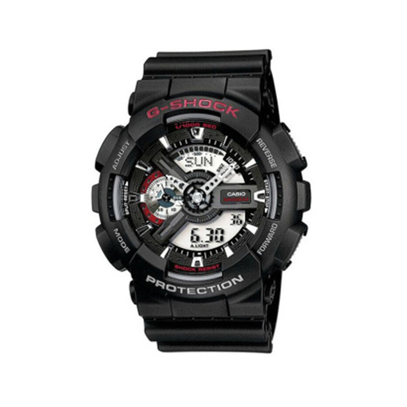 【全球联保】日本卡西欧CASIO G-SHOCK大盘双显多功能运动手表权志龙同款GA-110-1AJF日本直邮JPY带授权招加盟代理