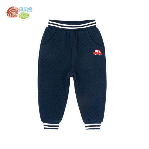 贝贝怡男童秋冬休闲时尚夹棉长裤棉裤204K2064 商品图2