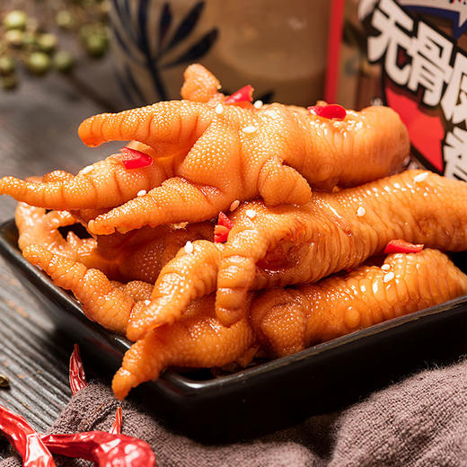 推荐_三只松鼠_无骨鸡爪110g×3袋 商品图3