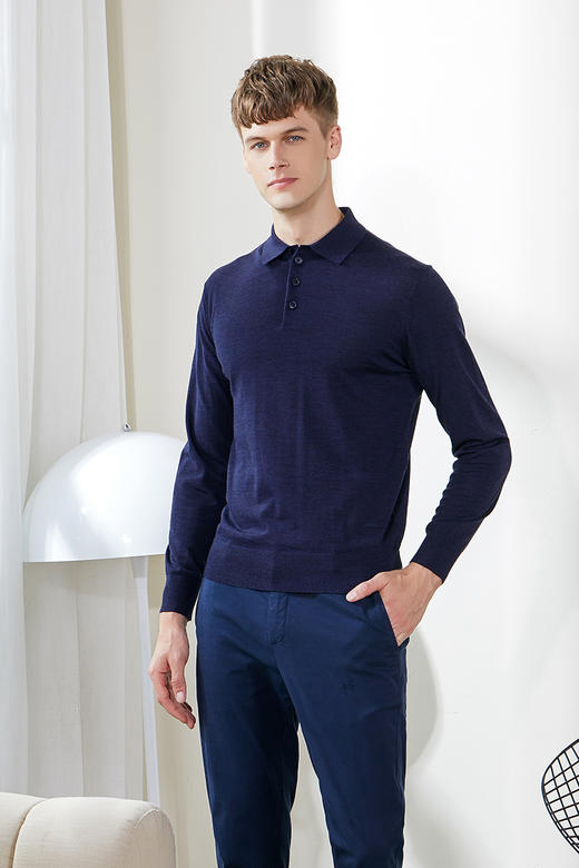 callisto多色可选翻领毛衣  FPKNW028C 商品图3