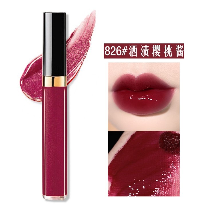 法国chanel香奈儿圣诞限量版唇釉826复古酒渍樱桃酱红55g