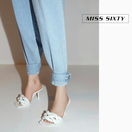 Miss Sixty2020秋季新款刺绣宽松收脚萝卜裤牛仔裤女602JJ4680000 商品图3