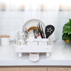 日本 USAMI乌萨咪 多层厨房沥水收纳架 沥水出水口设计 分离式碗碟槽 商品缩略图2
