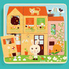 djeco三层木头积木拼图儿童早教益智智力木质2-3岁半男孩女孩木制 商品缩略图1