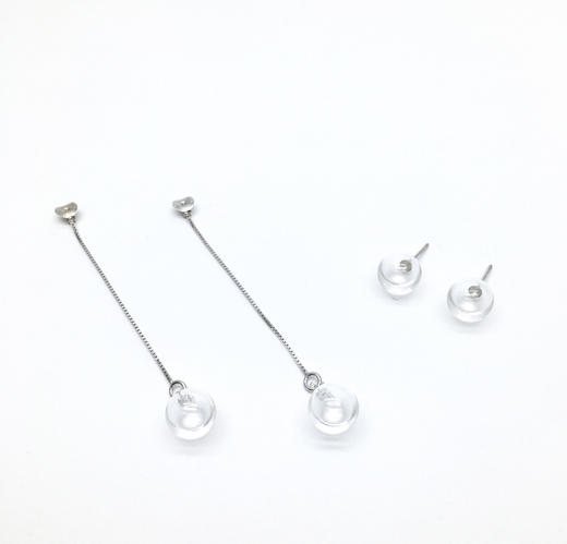 北京仓｜Lajewel-Square-耳环（两种戴法）［泰国设计师］ 商品图0