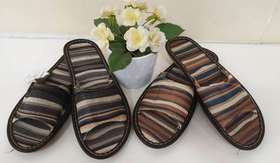 5F  美露真亚麻拖鞋