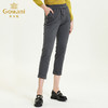 乔万尼秋季新品简约气质中腰舒适抽绳九分裤休闲裤女ES3F546 商品缩略图1