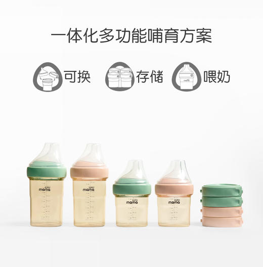德国supermama婴儿奶瓶ppsu耐摔宽口径宝宝断奶神器新生儿防胀气150ML 商品图4