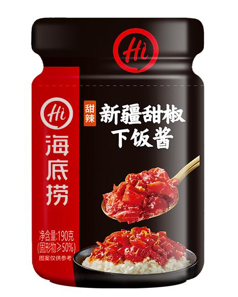 海底捞新疆甜椒佐餐酱190g*2瓶 商品图3