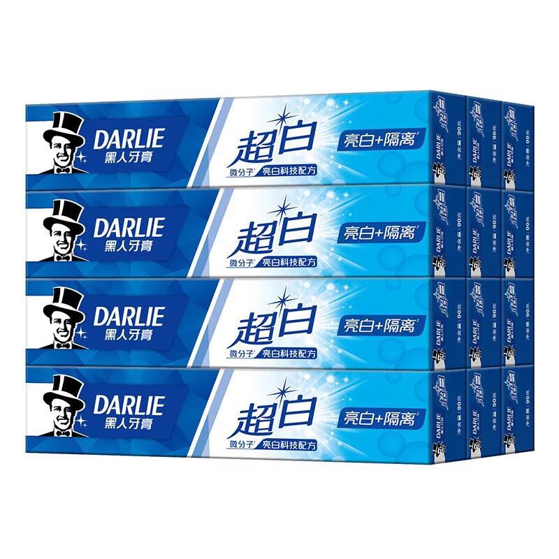 黑人  好来  超白牙膏  140g