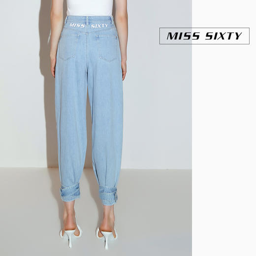 Miss Sixty2020秋季新款刺绣宽松收脚萝卜裤牛仔裤女602JJ4680000 商品图1