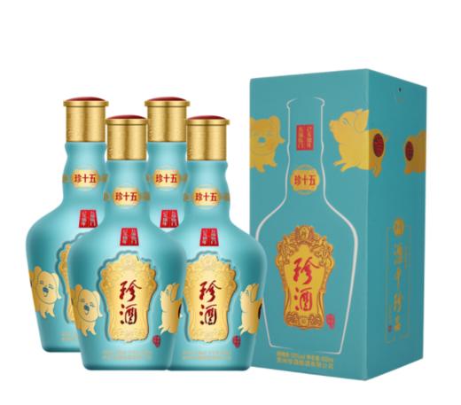 【推荐】珍酒 珍十五己亥猪年珍藏版 53度高度酱香型白酒500mL*4 整箱装 商品图0
