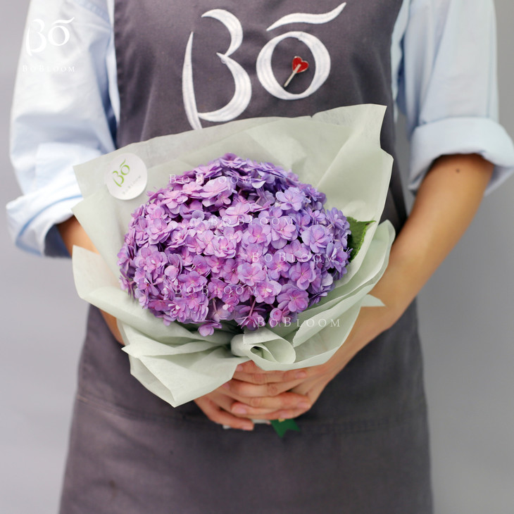 紫绣球精品花束 - bobloom
