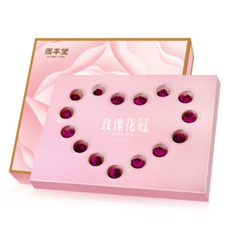固本堂玫瑰花茶干玫瑰花可食用玫瑰花一朵一杯玫瑰花冠JPY带授权招加盟代理