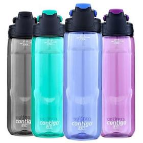 美国Contigo康迪克北极狐防漏按键杯成人运动健身便携水杯