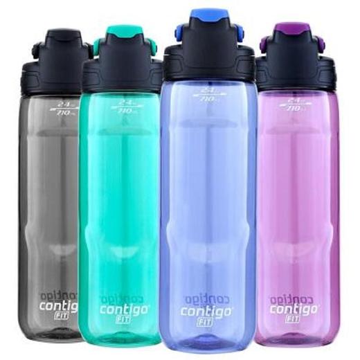 美国Contigo康迪克北极狐防漏按键杯成人运动健身便携水杯 商品图0
