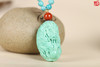 [ 祥龙献瑞 ]  原矿绿松祥龙吊坠 | 高瓷蓝，清新雅丽，光泽如瓷，质地坚韧，触手温凉 商品缩略图2