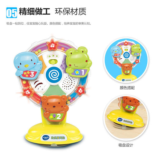 伟易达（VTech）欢乐摩天轮 双语启蒙早教玩具JPY带授权招加盟代理 商品图7