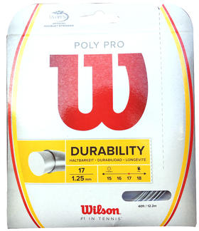 Wilson威尔胜PolyPro17网球拍线网球线聚酯线硬线WRZ922900