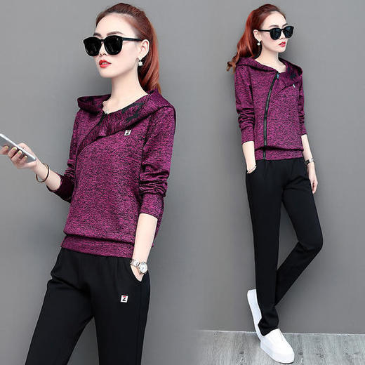 SP-61118韩版时尚洋气休闲运动套装 商品图3