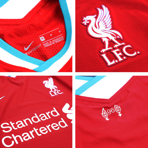 SFS耐克正品20-21利物浦主场球衣 短袖球员版比赛服CZ2625-687 商品图3