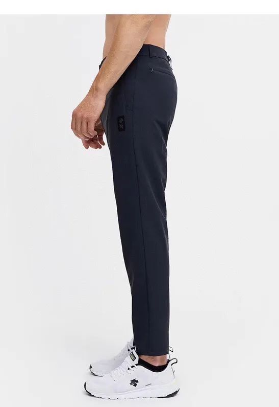 迪s特都市男士梭织冰丝空调运动长裤