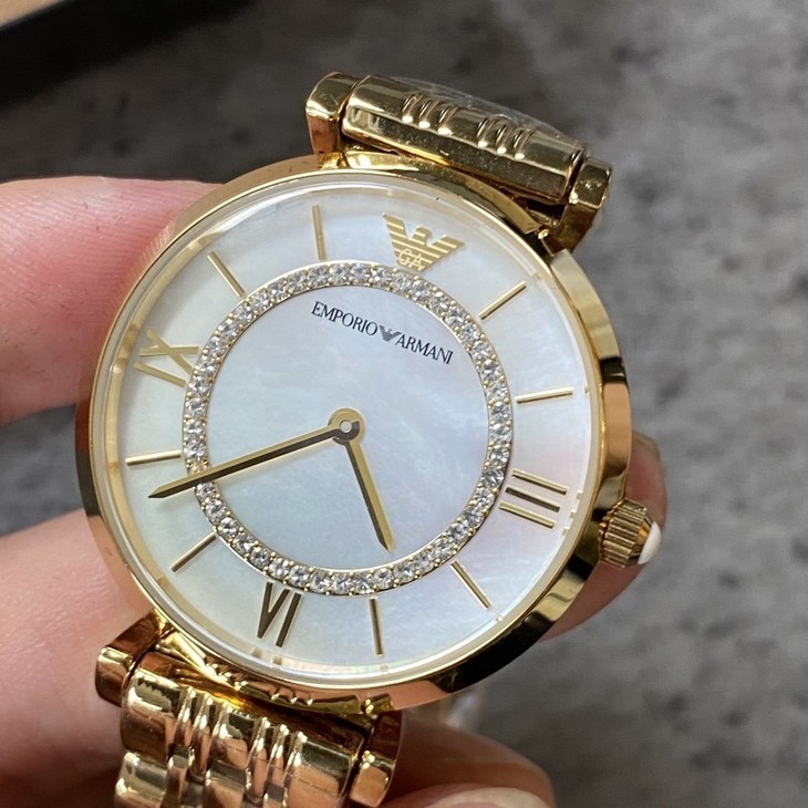 正品阿玛尼ar1909系列女士手表