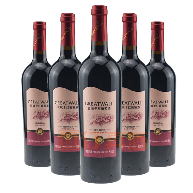 长城风情系列高级解百纳干红葡萄酒 整箱750ml*6瓶包邮