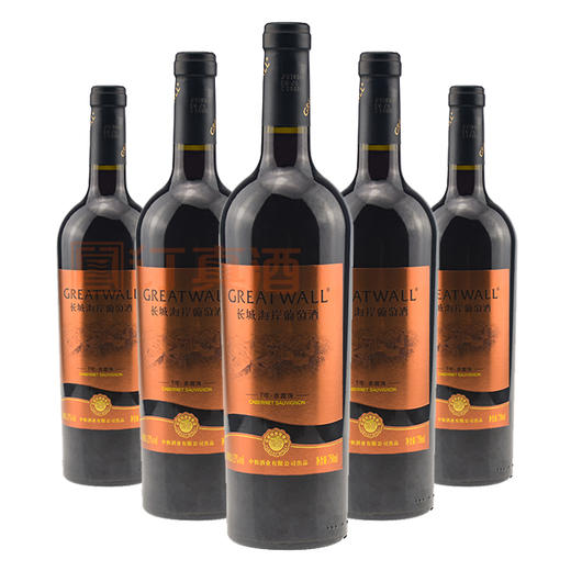 长城海岸风情系列7年赤霞珠干红葡萄酒 整箱750ml*6瓶包邮 商品图1