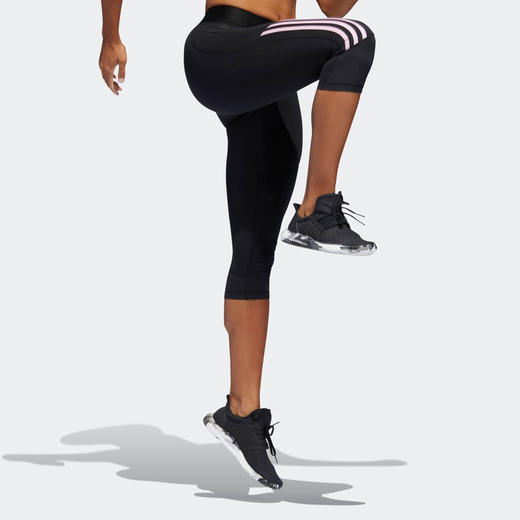 Adidas阿迪达斯 D2M HR 34 CO 3 女款训练运动紧身裤 商品图3