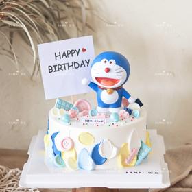 哆啦A梦叮当猫奶油蛋糕