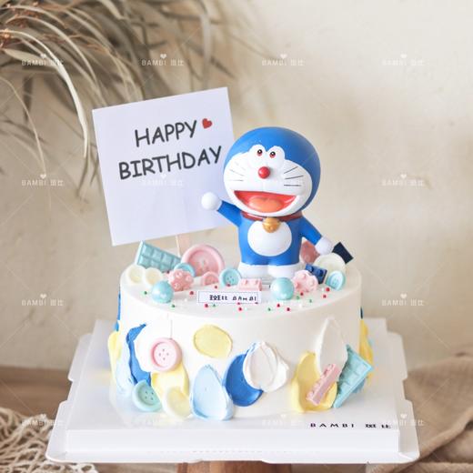 哆啦A梦叮当猫奶油蛋糕 商品图0