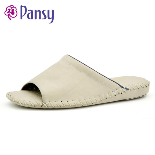 日本pansy 静音防滑情侣手工家居拖鞋 9723