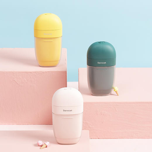 三维猫胶囊电动牙刷情侣套装成人男女自动充电式声波震动软毛消菌 商品图2