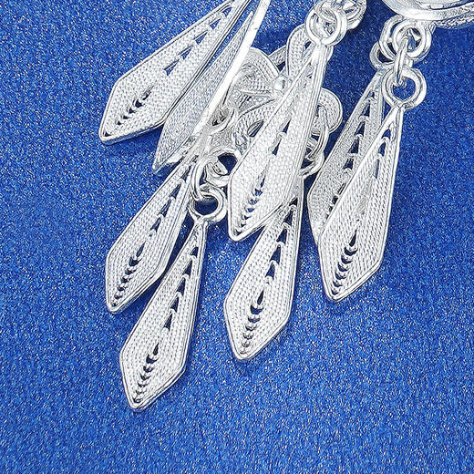 子佩集纯银荷花耳环【QFES002】花丝208 商品图5