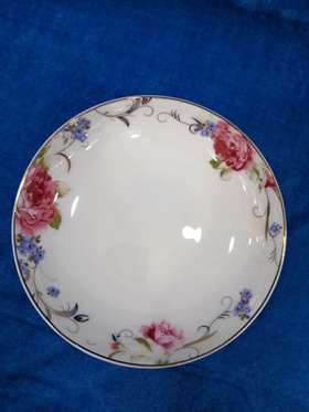 5F  隆昌瓷器  风华绝代7.5寸盘