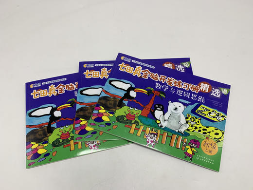 七田真全脑开发练习册：专注力与记忆力+数学与逻辑思维：初级（套装6册） 商品图4