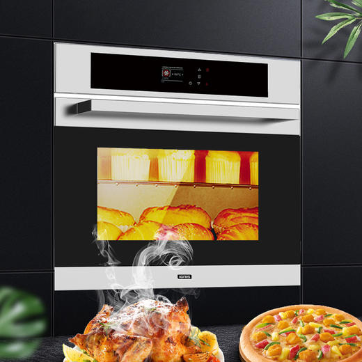 ignis意格尼斯fe60xl 触摸控制不锈钢电烤箱 56l