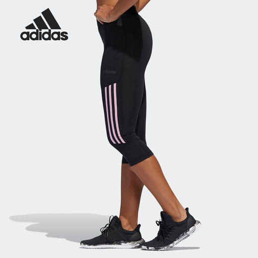 Adidas阿迪达斯 D2M HR 34 CO 3 女款训练运动紧身裤 商品图1